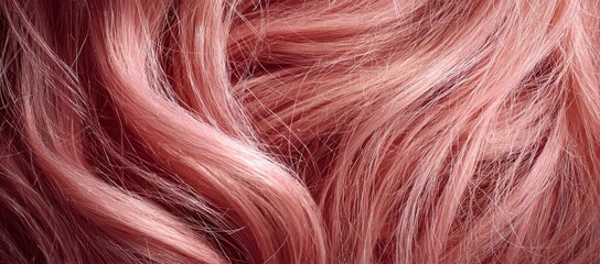 Naklejka premium Pink hair texture background in close-up, captured through image technology