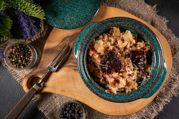 Bigos - traditional Polish food.