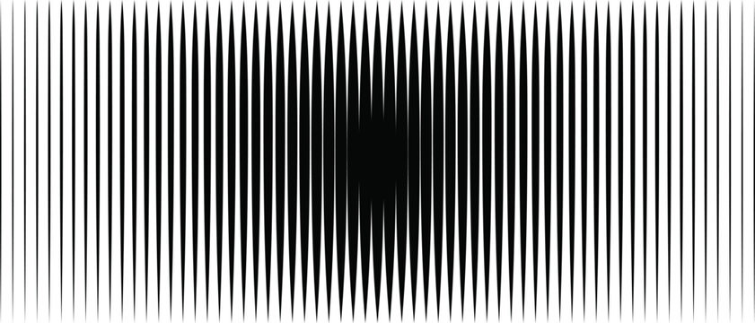 Vertical vector halftone uneven background. Particles fading grid black and white. Gradient transition grid. Abstract technological smooth transition.