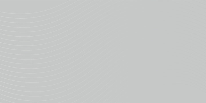 Minimalist background with wavy lines on a light gray background. The gray color and smooth texture create a calming effect. Modern wavy line pattern background. Gray background vector.