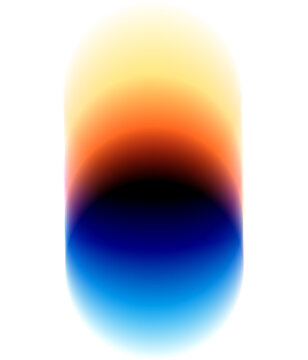 Abstract mesh gradient with a soft