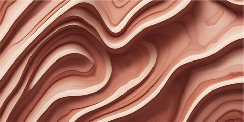 Seamless brown wood texture background with abstract geometric line pattern for modern interior wallpaper, textile print, furniture surface and professional design projects