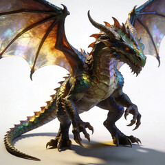 Fototapeta premium mythical-dragon-fantasy-realism-02