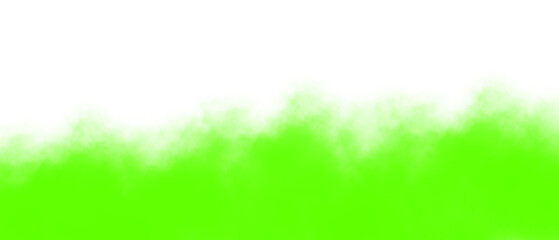 Vibrant green smoke effect on transparent background for creative design and editing isolated cutout png with design element and graphic resource