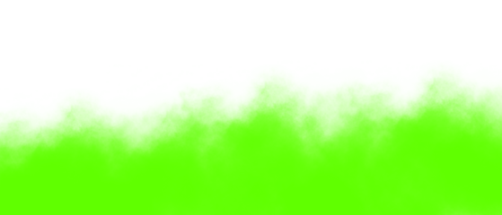 Vibrant green smoke effect on transparent background for creative design and editing isolated cutout png with design element and graphic resource