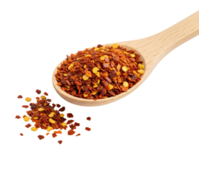 Spicy chili flakes cooking ingredient kitchen food isolated on transparent background