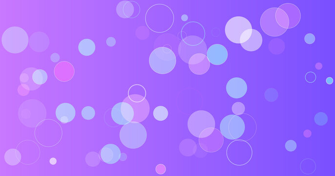 Vibrant purple bubble background