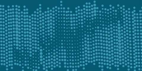 Halftone gradient dots background vector illustration. Blue dark dotted, blue light halftone texture. Retro comic pop art style gradient Dotted background. Halftone design. gradient texture .