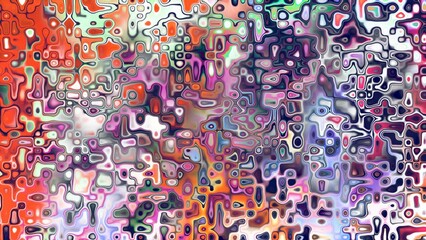 Fototapeta premium Abstract organic cellular texture with soft purple and pink tones, fluid mosaic pattern and dreamy digital surface