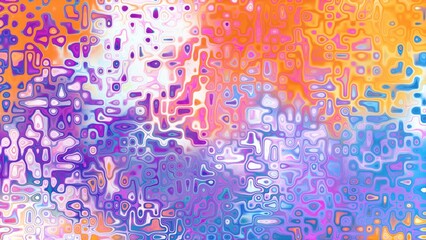 Obraz premium Abstract organic cellular texture with soft purple and pink tones, fluid mosaic pattern and dreamy digital surface