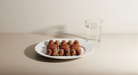 Elegant Ramadan Mosque Interior With Soft Light