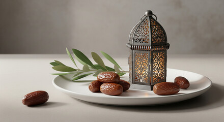 Elegant Ramadan Table Decoration Minimal Style