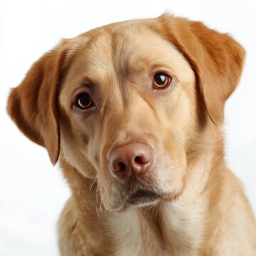C&atilde;o isolado em fundo branco