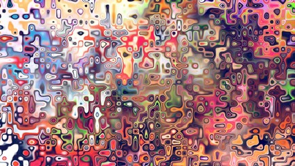 Fototapeta premium Abstract organic cellular texture with soft purple and pink tones, fluid mosaic pattern and dreamy digital surface