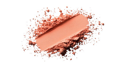 Crushed Powder Texture on Transparent Background