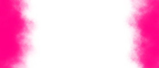 Vibrant pink smoke effects isolated on transparent background for creative design with colorful and graphic and cutout and overlay and resource