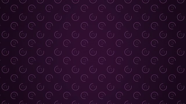 Dark purple background with a subtle, repeating pattern of light purple incomplete circles or spirals, creating a modern texture.