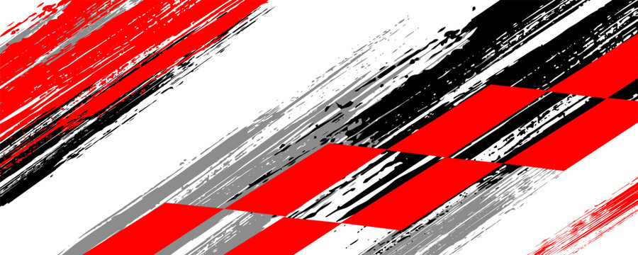 A vector graphic depicting abstract stripe racing designs suitable for vehicle decal wraps, race cars, rally vehicles, adventure themes