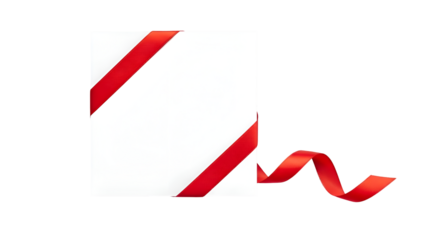 Red ribbon decorations