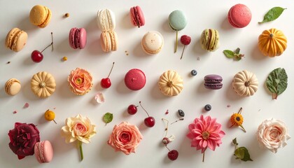 easter eggs and flowers