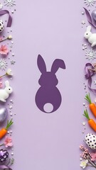 Happy Easter greeting card with beautiful background for happy easter graphic design vector illustration