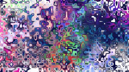 Obraz premium Abstract organic cellular texture with soft purple and pink tones, fluid mosaic pattern and dreamy digital surface