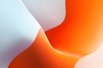 Colorful abstract flowing shapes with smooth gradients and soft curves, modern creative background.
