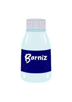 Tarro de barniz transparente 
