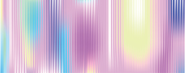 Ripple Neon glass gradient , elongated vertical lines in soft pastel haze, vivid blue core. Minimal luminous surface, delicate reflective detail, vector illustration.
