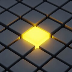Illuminated grid pattern