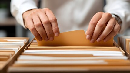 Organizing Documents Focused Office Productivity