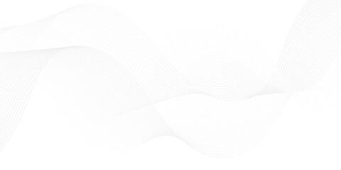 Fototapeta premium Vector sound wave digital white, gray gradient blend futuristic technology. flow tech transparent line stripe energy connection web music noise. beautiful dynamic smooth space texture background.