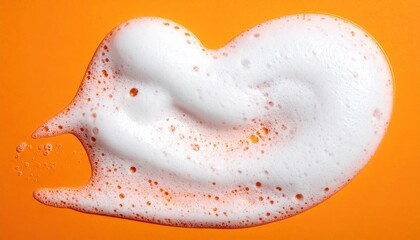 Abstract design with foamy bubbles and plastic textures