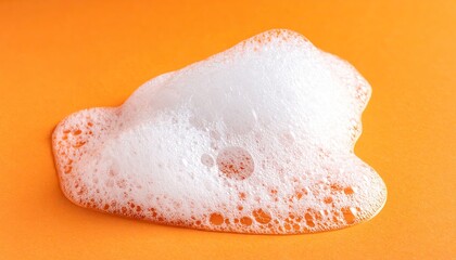 Abstract design with foamy bubbles and plastic textures