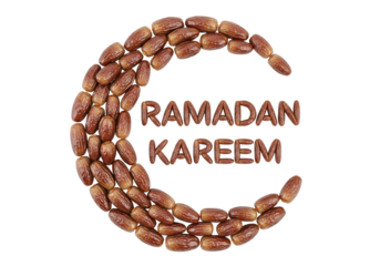 ramadan kareem date crescent ring artwork