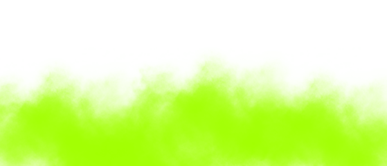 Vibrant lime green smoke effect on transparent background for creative design with graphic and resource and overlay and isolated and cutout and colorful