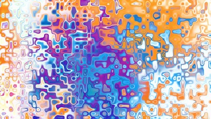 Fototapeta premium Abstract organic cellular texture with soft purple and pink tones, fluid mosaic pattern and dreamy digital surface