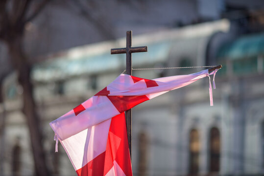 Alilo Orthodox Christmas procession in Tbilisi, Georgia