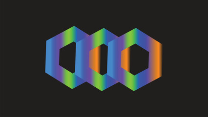 Vibrant Gradient Abstract Background Vector Design