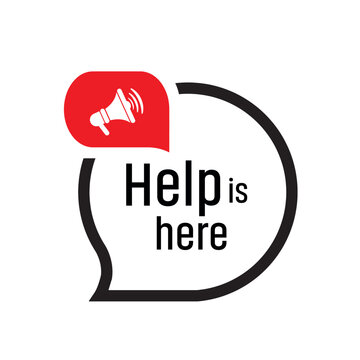 help is here text