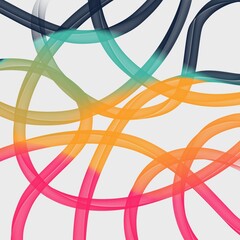 Fluid Overlapping Color Paths