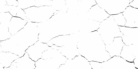 Black and white texture of cracked and abstract grunge texture effect old concrete faded wall dry surface patterns background.
