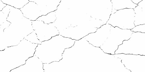 Black and white texture of cracked and abstract grunge texture effect old concrete faded wall dry surface patterns background.
