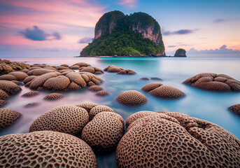 Tropical Island Sunset