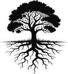 Large Tree With Deep Roots