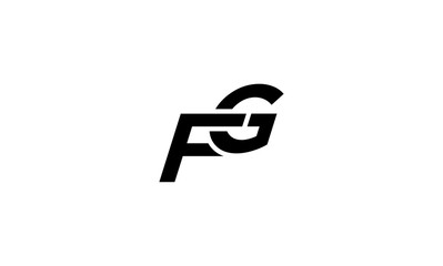 FG Initial letters logo or FG monogram