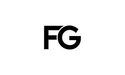 FG Initial letters logo or FG monogram