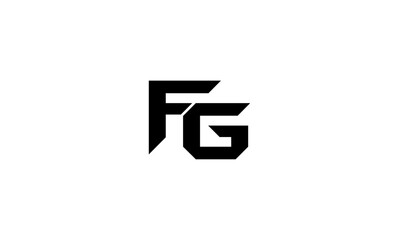 FG Initial letters logo or FG monogram