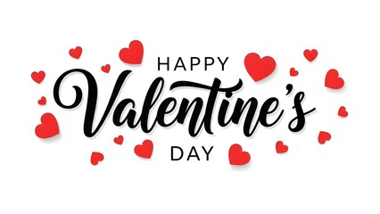 Happy valentine's day greeting card