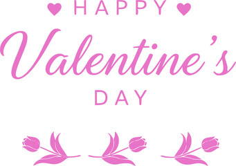 Happy Valentine's Day. Nostalgic Love Letter. Mail, letter or stationery theme. Vintage style postcard. Transparent background EPS version.